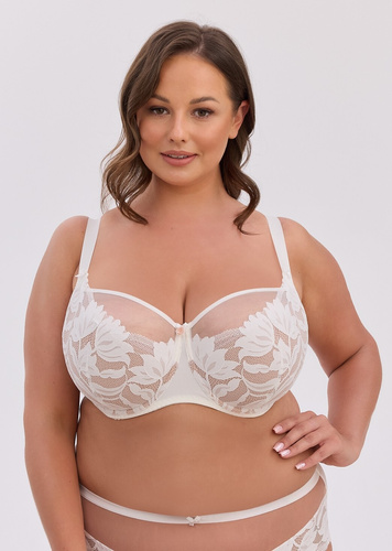 Biustonosz semi soft MAXI Keto BSM 1134 Ecru-Mokka Gaia