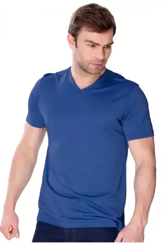 6087 Koszulka t-shirt Caro James Bradley jeansowy