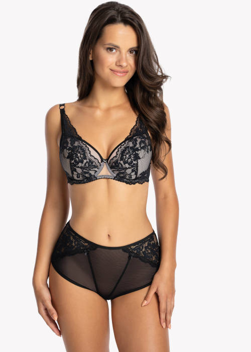 BS-1112 Valentina Biustonosz Push- up Gaia - fioletowy