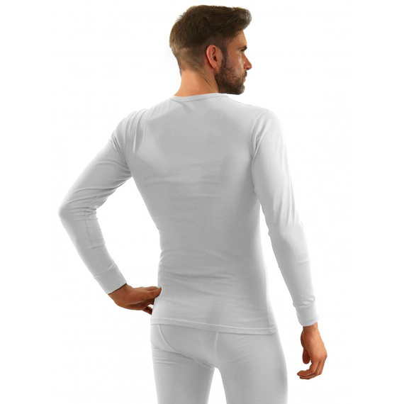 123 Koszulka z długim rękawem Sesto Senso- biały 