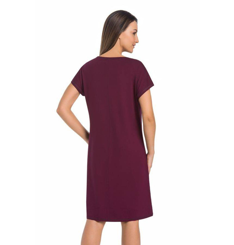 2810 Luzi koszula nocna, krótki rękaw Teyli - fioletowa