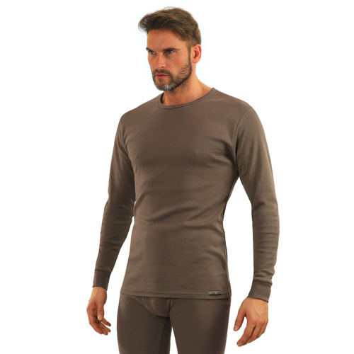 111 Podkoszulek bawełniany z długim rękawem Sesto Senso- grafitowy