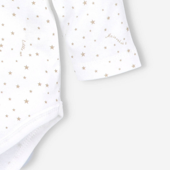 ABN-3343/GWI Stars Body z bawełny organicznej Nini ecru 