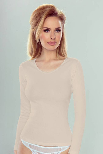 Irene Bluzka Koszulka Eldar-beżowy