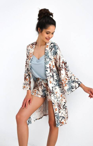 Sensis Dolores Szlafrok damski  - kremowy