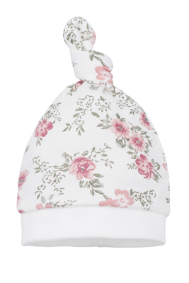 4218MD "ROSES" Czapeczka z węzełkiem Makoma