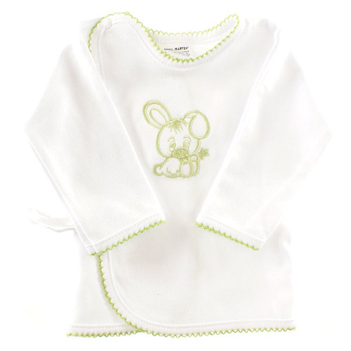 Koszulka niemowlęca z haftem - różowy Martex