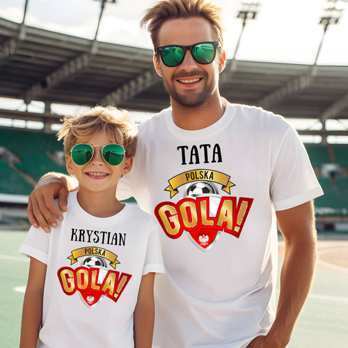 "Tata Polska gola" Koszulka męska Moocha biały