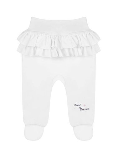 Półśpioch bawełniany "Unicorn" Terjan - biały