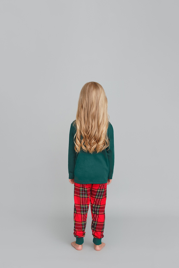 Santa Piżama dziewczęca Italian Fashion- zielona 