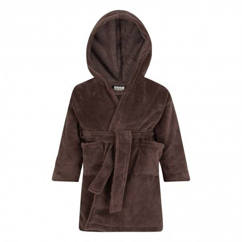 Bamboo Szlafrok dziecięcy bambusowy ByShelly - brązowy