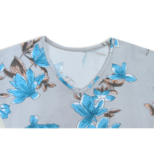 2594/08 Piżama damska Sesto Senso niebieski