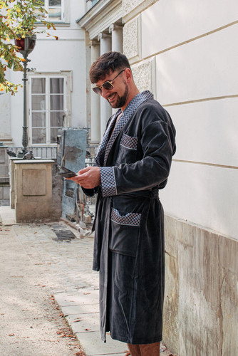 773 Bonjour szlafrok męski forex - grafit