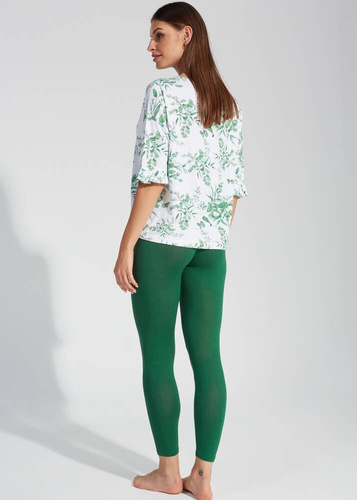 PJ3.S01  Alexa Piżama Damska Gatta - zielony