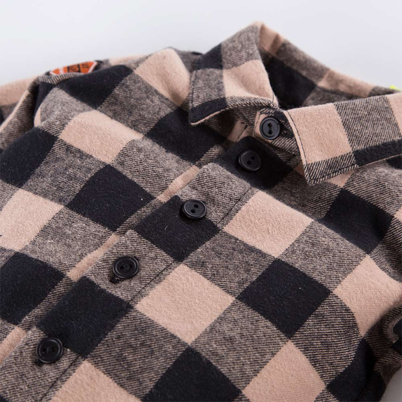 Jump Body z kołnierzykiem Eevi - czarny/beżowy