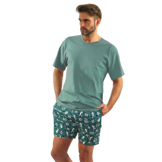 2242/11 Piżama Męska Sesto Senso - zielony