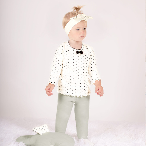 208282 Legginsy dresowe "Lizy" Nicol - oliwkowy