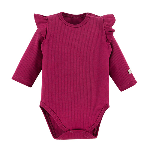 Body z długim rękawem "Simply Comfy" Ewa Klucze- bordo