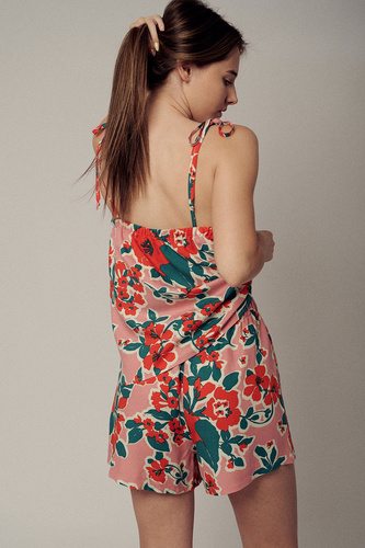 PRE-0067/00S Ina Leaves Piżama damska Pretilo