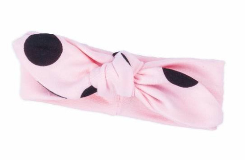 163392 Opaska niemowlęca "Bunny Groszki" Nicol