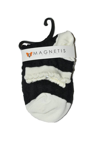 Zakostki Damskie Wzór Magnetis -5 czarny