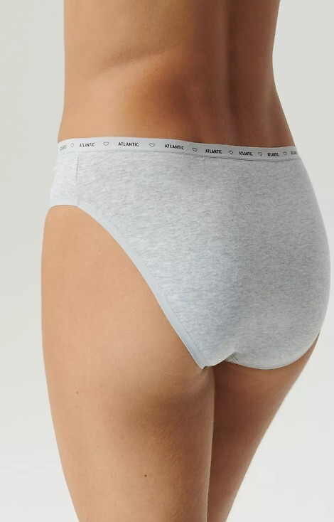 3CLP-010 High Sport Leg Figi damskie Atlantic - biały-szary- różowy