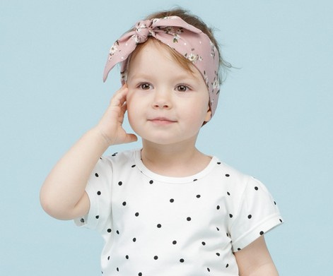 Tres Bien Opaska dziewczęca Pinokio - różowy kwiaty