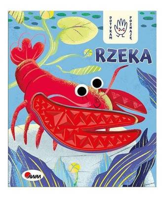 MO127-9 "Dotykam, poznaję - rzeka" Książka sensoryczna Awm Wydawnictwo