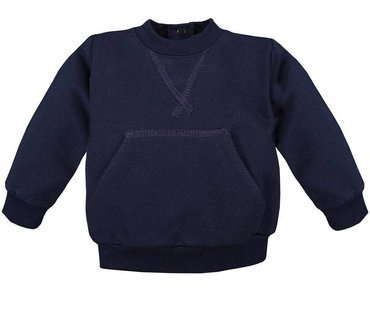 "SIMPLY COMFY" Bluza dresowa Kangurek Ewa Klucze- granatowy