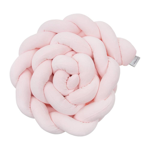 Ochraniacz na szczebelki Warkocz Velvet Belisima- ciemny szary 