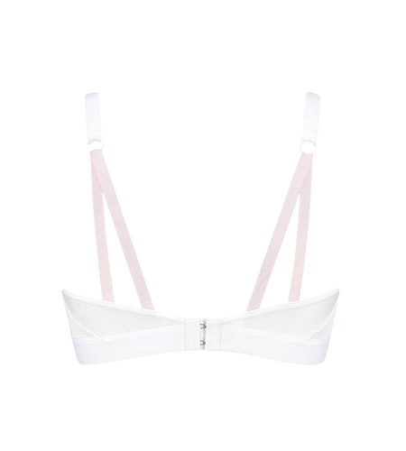 Biustonosz sportowy bez fiszbin Triaction free motion - white