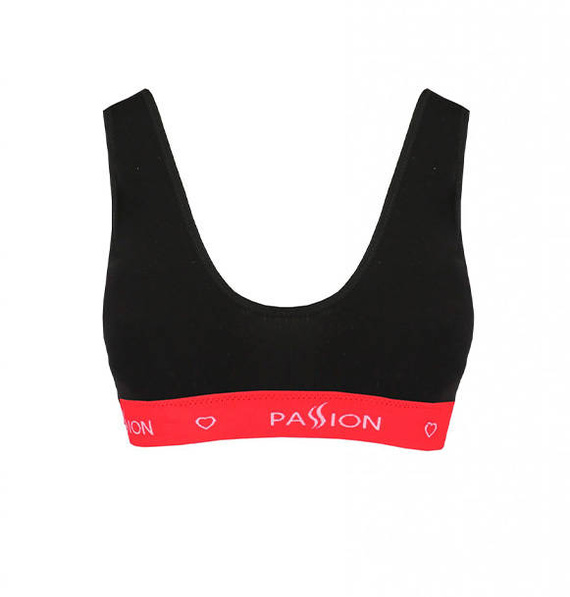 PS003 Top Biustonosz miękki Passion czarny 