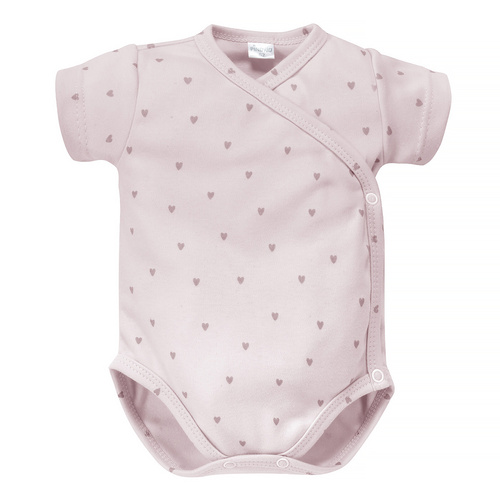 Hello Kopertowe body z krótkim rękawem Pinokio - różowy