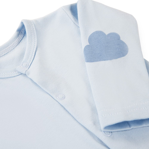 Mellow Kaftanik bawełniany Ewa Klucze- niebieski