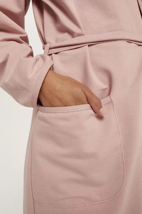 Karina Szlafrok damski Italian Fashion - pudrowy róż