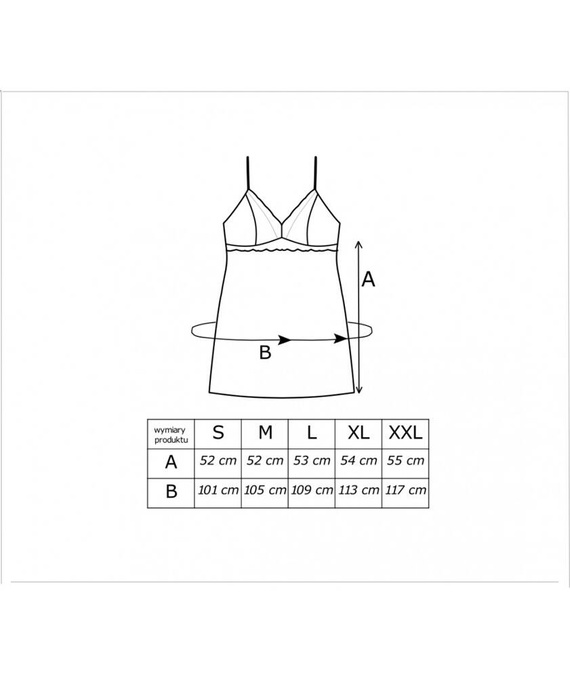 Gabi koszulka nocna Donna - czerwona