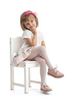 Rajstopy dziewczęce Luna 20 den Knittex białe