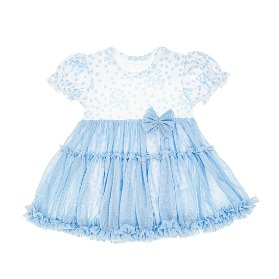 213159 Sukienko-body "Nelly" Nicol - niebieski