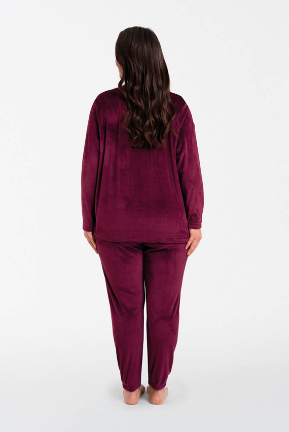 Akara Komplet damski Italian Fashion - bordowy