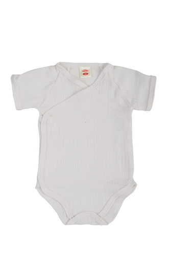 03235KRE "Just Muslin Milk" Body dzidziuś rozpinane muślinowe Makoma