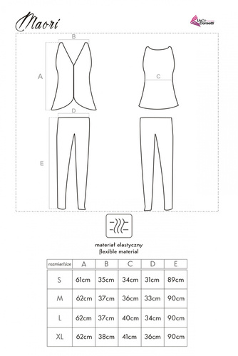 Maori LC 90099 Piżama damska LivCo Corsetti Fashion