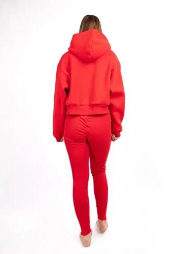DK-K-B13 Dresowy komplet damski Dkaren - czerwony