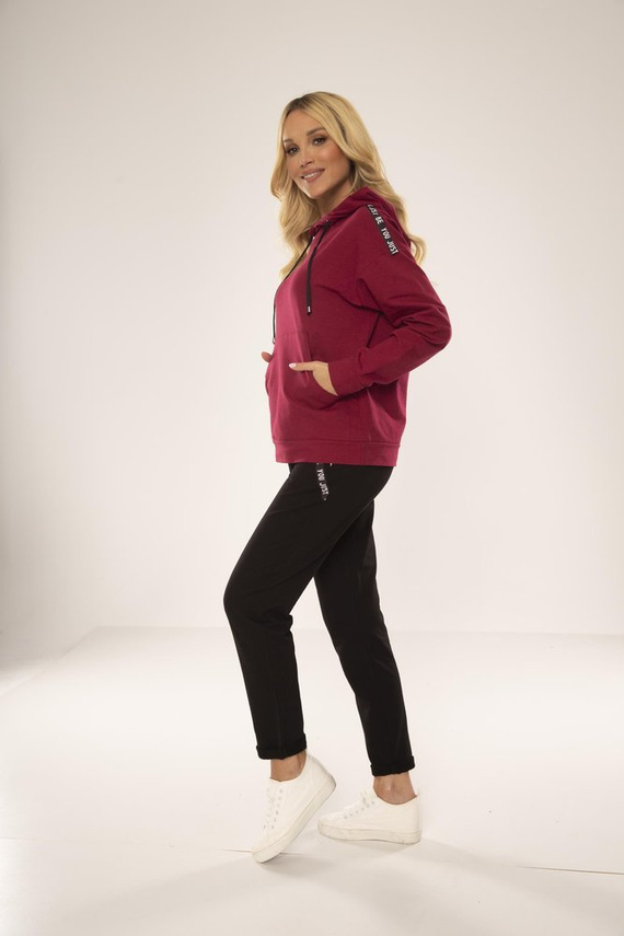 496 Just Dres damski Forex - bordo