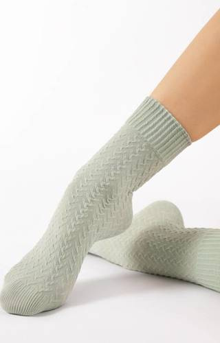 G 1160 Furka Pass Skarpetki 60 den Fiore miętowy