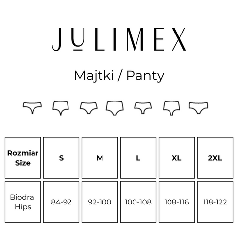 Figi Bamboo Bikini Julimex bambusowe figi damskie miękkie wygodne czarne