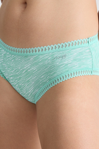 GO Crush C3P Hipster Damskie 3-pak Sloggi - V007 turkusowe