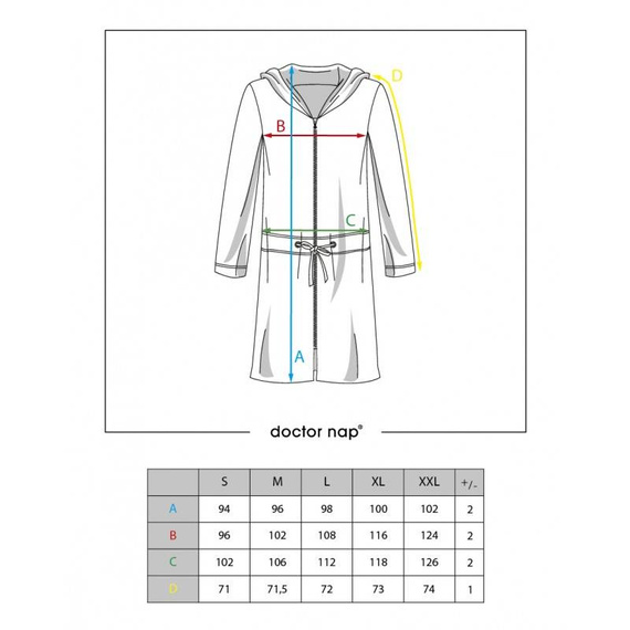 1008 Szlafrok damski Doctor Nap - beige