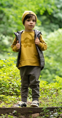 Teo Bluzka dla chłopca Pinokio - curry