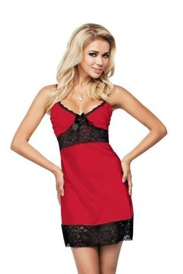 Marita Halka satynowa koszulka damska DKaren - czerwony