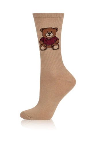 S180D Ted Skarpety długie Italian Fashion - beżowy 